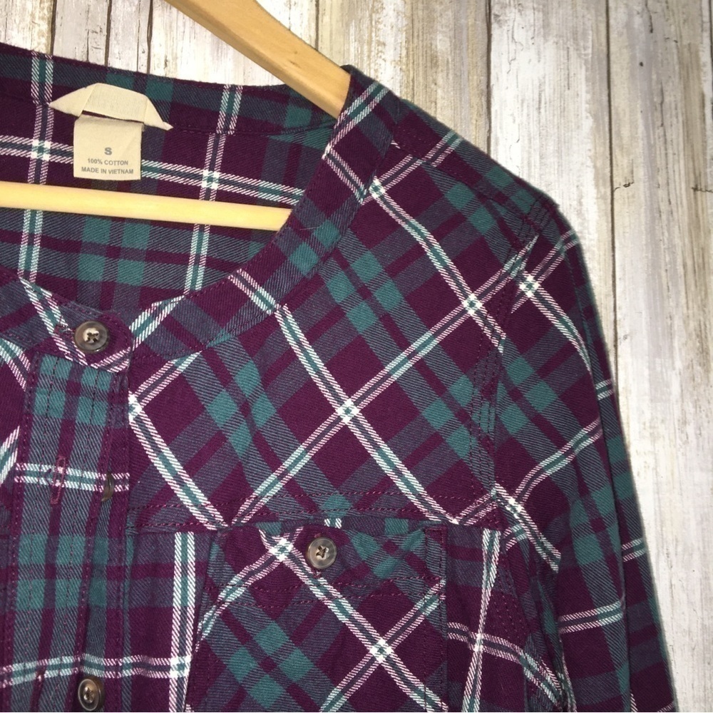 Duluth Purple Plaid Button Down - image 4